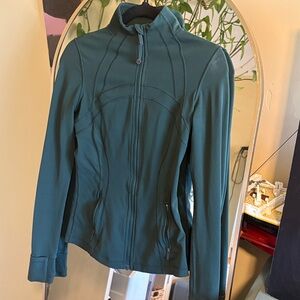 lululemon athletica Teal Full-Zip Bomber Jacket